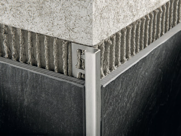 PROJOLLY SQUARE STEEL - Stainless steel edge profile for walls by Progress Profiles - view 2